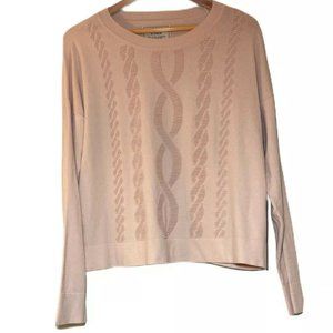 ABERCROMBIE & FITCH PASTEL PINK SOFT SWEATER LARGE